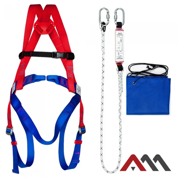 Basic02+ Teljes testheveder, 3 Pontos + kötél (D100)