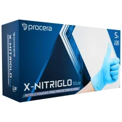 Procera X-Nitriglo Blue PF - Egyszerhasználatos púderementes nitril kesztyű (100 db/doboz)