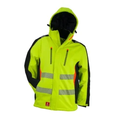 Urgent 980 Yellow SOFT+Winter - Softshell Téli Bélelt Munkavédelmi kabát
