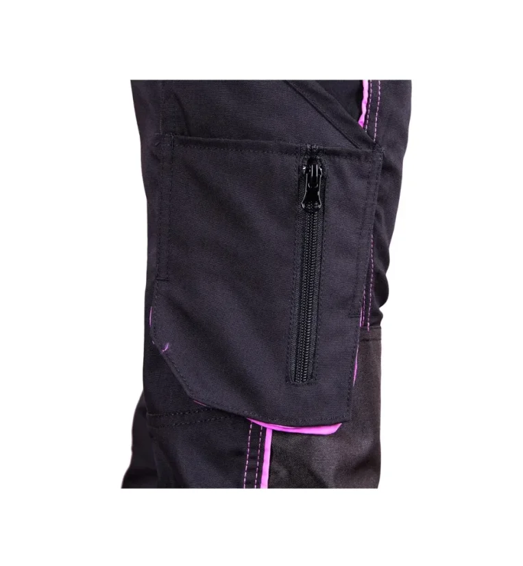 Women Pink Softshell SPD - Dámske montérkové pracovné nohavice (D123)