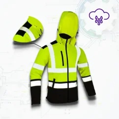 SOFTREF Yellow KRT - Softshell kabát - vízlepergető