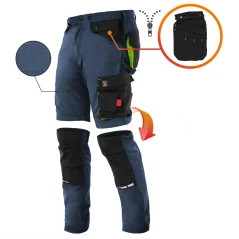 Procera Zeus Navy SPD - 2v1 Többfunkciós Munkásnadrág (RIP-STOP) (D123) Procera Zeus Navy SPD - 2v1 Többfunkciós Munkásnadrág (RIP-STOP) (D123)