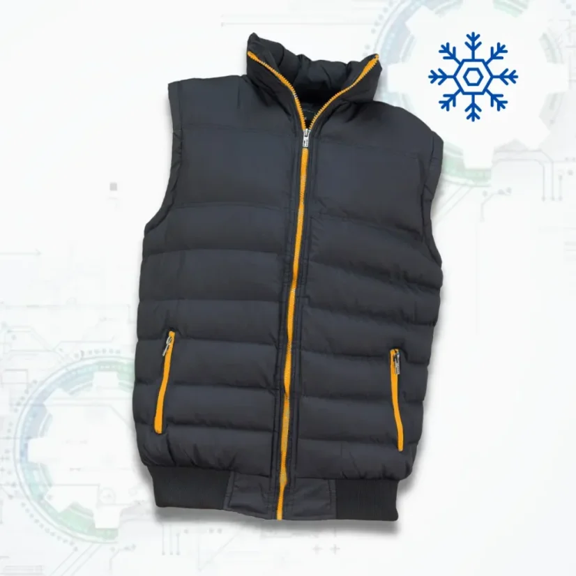 Urgent 1430 Orange Vest - Bélelt téli munkavédelmi mellény (D234)