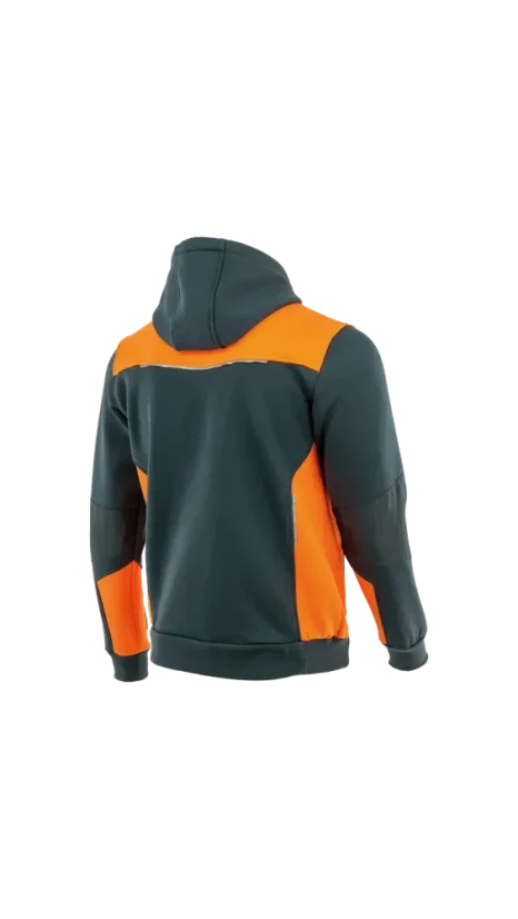 SARA COMFORT PLUS Zip-up Sweatshirt - Mikina - Vyberte si veľkosť 2: L, Farba: Charcoal/Brown
