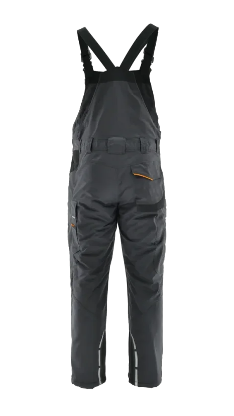 SARA STANDARD Winter Graphite ORG - Zimné montérkové nohavice na traky - Vyberte si veľkosť 2: S