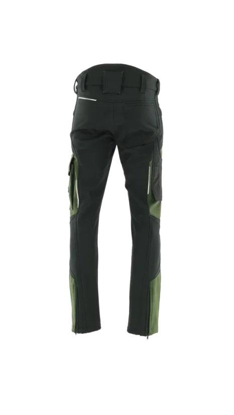 SARA Comfort SOFT/Winter Olive SPD - Zimné Softshell montérkové nohavice - Vyberte si veľkosť 2: M