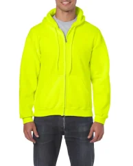 Gildan 18600 Safety Green - Mikina s kapucňou (D215)