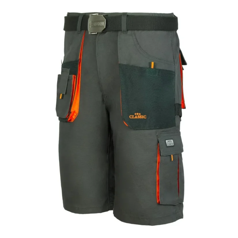 Classic Grafit/Orange Short - Munkavédelmi rövidnadrág