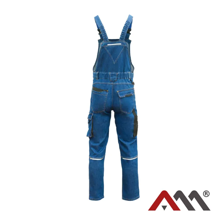 Colemann JEANS Blue ORG - Pracovné rifľové nohavice na traky