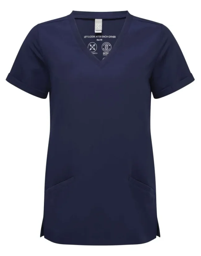 Onna NN310 Multi color – Női egészségügyi tunika (Viszkóz) - Válasszon Méretet 2: M, Válasszon Szín 1: Navy
