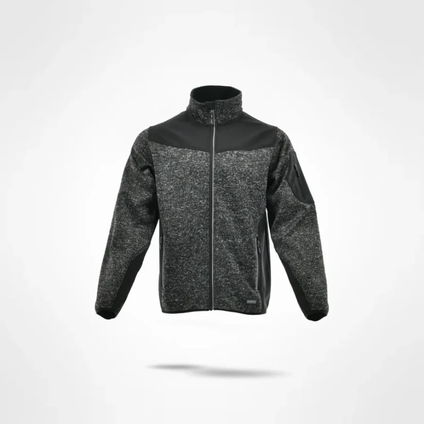 SARA Comfort Plus Knitted+Soft Grey/Black KRT - Pulóver