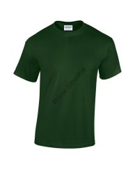 Gildan 5000 Forest Green - Póló (100% pamut, piros)