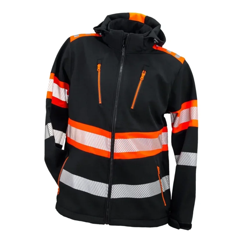 Urgent 931 Softshell Black KRT - Softshellová pracovná bunda