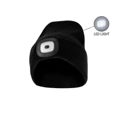 Dziana LED Black - Téli kötött sapka Dziana LED Black - Téli kötött sapka