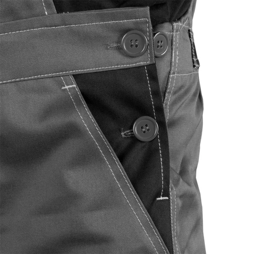 Multi Master Grey ORG - Montérkové pracovné nohavice na traky - Vyberte si veľkosť 1: 56