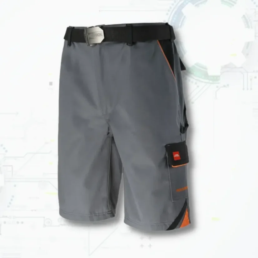 Professional Short Grey Strong Montérkové kraťasy (D211)