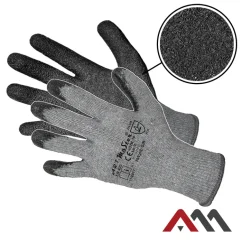 RW Grip Grey - Latex mártott Rakodókesztyű (EN388)