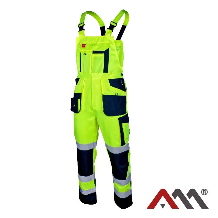 Flash Yellow ORG - Montérkové nohavice na traky (D113) Flash Yellow ORG - Montérkové nohavice na traky (D113)