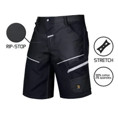Procera Lander Black Short - Pracovné šortky (RIP-STOP)