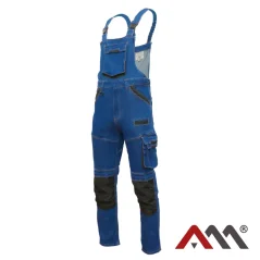 Colemann JEANS Blue ORG - Pracovné rifľové nohavice na traky