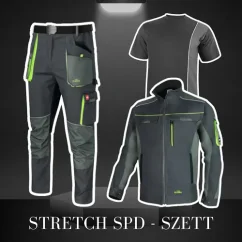 SET CLASSIC STRETCH KRT + SPD + POLO - Súprava pracovného oblečenia