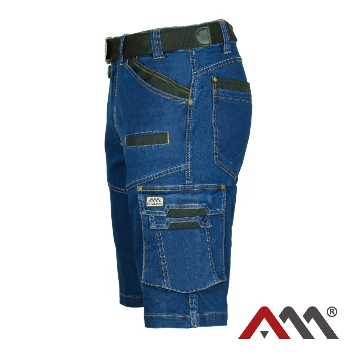 Colemann JEANS Blue Short - STRETCH Pracovné rifľové kraťasy