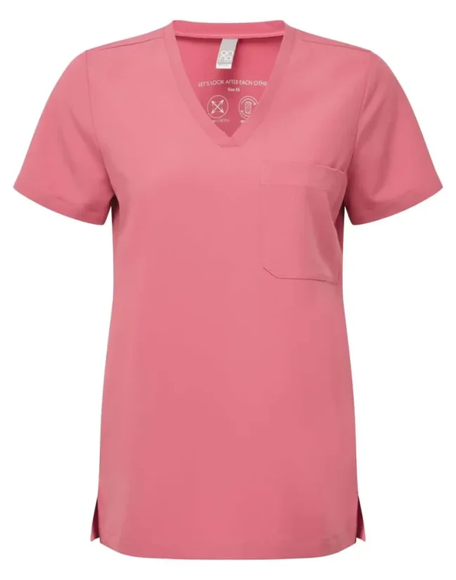 Onna NN300 Multi color - Dámska Lekárska blúza (Viskóza) - Vyberte si veľkosť 2: 2XL, Farby: Calm Pink
