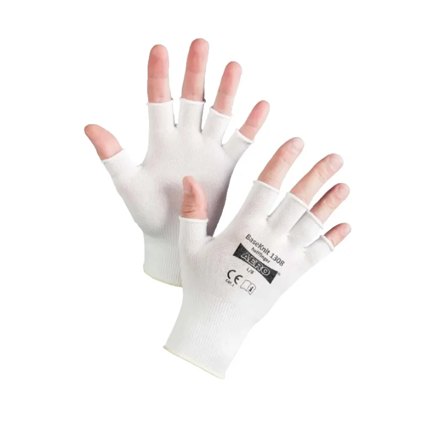 AERO 1308 BaseKnit halffinger - Munkavédelmi szerelőkesztyű