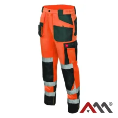 Flash Orange SPD - Reflexné pracovné nohavice do pása