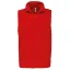 Kariban 913 Luca VEST - Fleece Polár Mellény - Válasszon Méretet 2: M, Válasszon Szín 1: Piros - Red