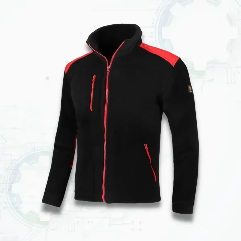 Procera Polar 350 Red KRT - Fleecová Pracovná Mikina Procera Polar 350 Red KRT - Fleecová Pracovná Mikina