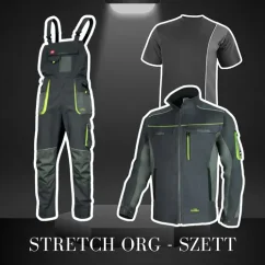 SET CLASSIC STRETCH KRT + ORG + POLO - Súprava pracovného oblečenia