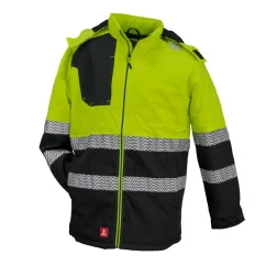 Urgent 979 Yellow Winter KRT - 3/4 Láthatósági téli munkavédelmi kabát