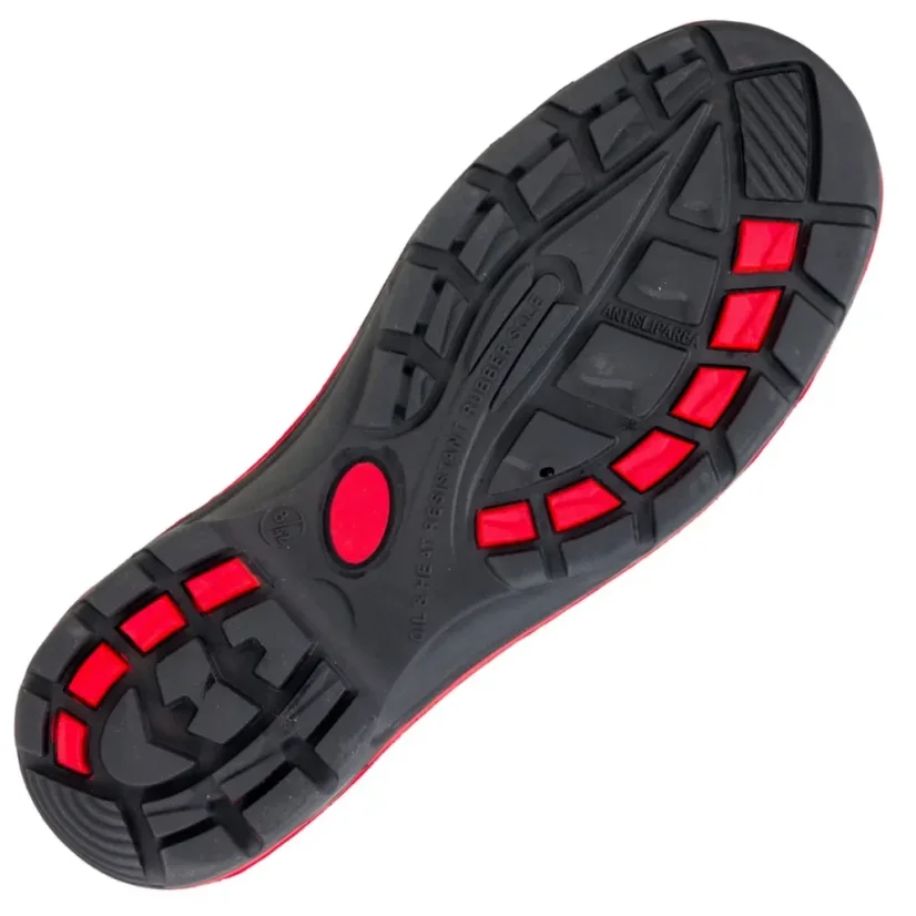 Urgent 102 Red S3 Členková pracovná obuv (SRA, Guma) - Vyberte si veľkosť 3: 46