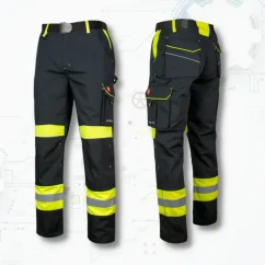Classic-VIS Black/Yellow SPD - Derekas munkásnadrág