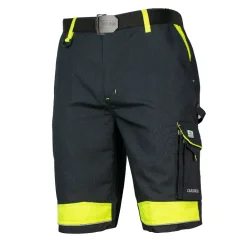 Classic-VIS Black/Yellow Short - Montérkové pracovné kraťasy